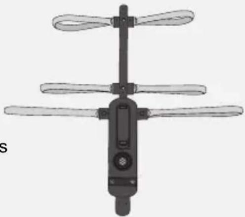 Steren ANT-UHF 20 - Armado de brazos tipo B - 2