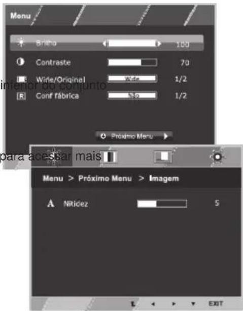HP V198bz G2 - Definições do Menu - 1