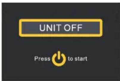 UNIT OFF Press to start