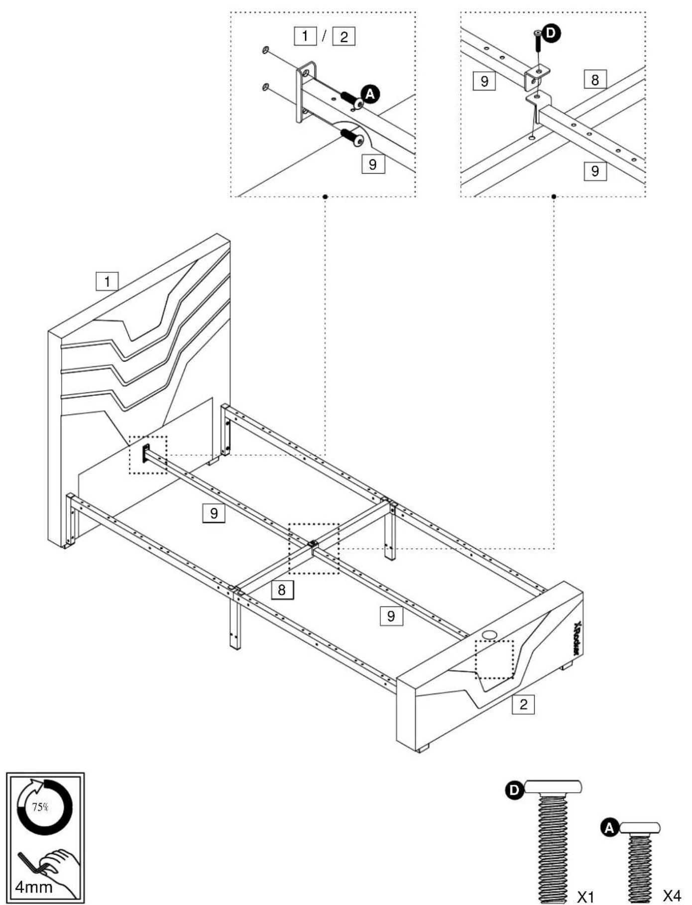 X Rocker Oracle - Fittings - 21