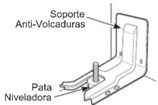 Soporte Anti-Volcaduras Pata Niveladora