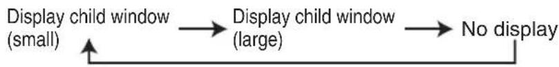 HITACHI CPX870 - Press the P. in P. Button - 1