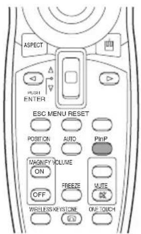 ASPECT PUSH ENTER ESC MENU RESET POSITION AUTO PIN P MAGNIFY VOLUME ON FREEZE MUTE OFF WIRELESS KEYSTONE OVER TOUCH