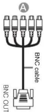 A BNC cable BNC OUT