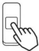 HITACHI CPX870 - Use the lever switch / to adjust the volume - 1