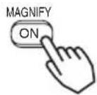 HITACHI CPX870 - USING THE MAGNIFY FEATURE - 2