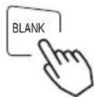 HITACHI CPX870 - Press the BLANK button - 1