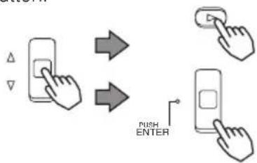 HITACHI CPX870 - Use the lever switch ↗ to select a menu, then press the or ENTER button - 2