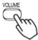 HITACHI CPX870 - Press the VOLUME button - 1