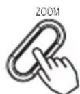 HITACHI CPX870 - Use the ZOOM /+buttons to adjust the screen size - 1