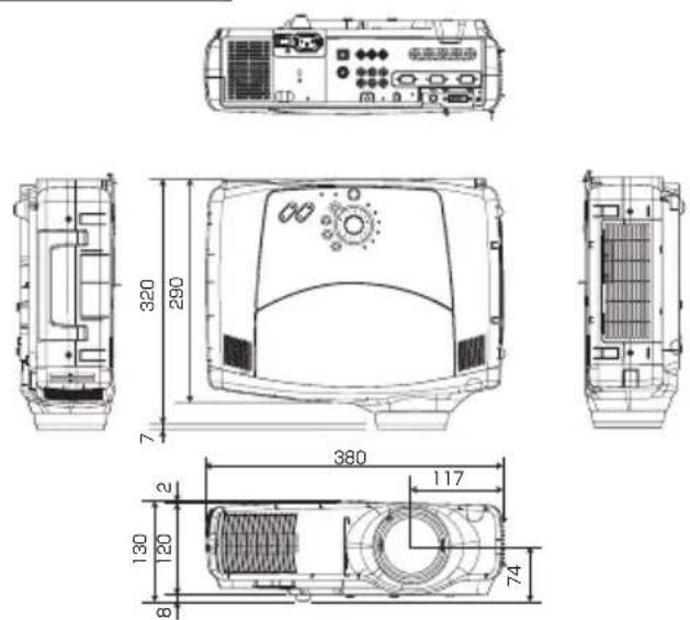 HITACHI CPX870 - SPECIFICATIONS - 1
