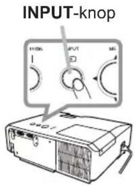 INPUT-knop HYDR INPUT MS