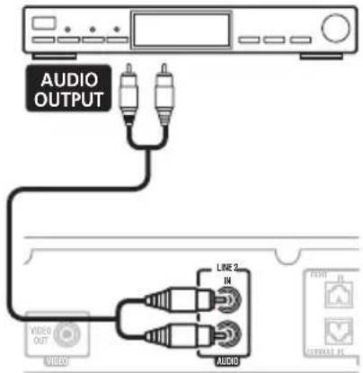 AUDIO OUTPUT LINE 2 IN AUDIO OUT OUTPUT IN