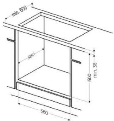 GE FOE060L1B2ES - Instalação do forno de embutir - 1