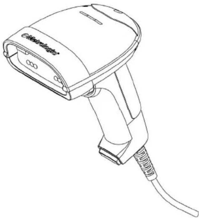 Line drawing of a handheld electric shaver with cable (no text or symbols)