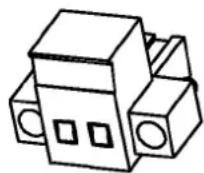 Salicru 698BT000003 - Terminals for EPO (Emergency Power Off). - 2