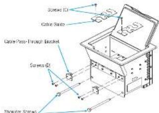 Screw 1Cr Cylinder Blade Cylinder Peso-Through Bracket Screw 2Cr Electrical Screw