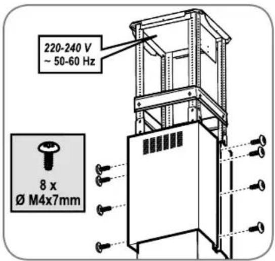 Brastemp BA390 - Apenas para o modo de Exaustão: - 23
