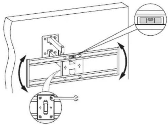Technical diagram showing a mechanical assembly with labeled components and directional arrows indicating motion or assembly.