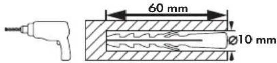 60 mm Ø10 mm