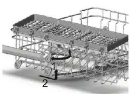 Guzzanti GZ-8703 - Nastavenie horného koša - 1