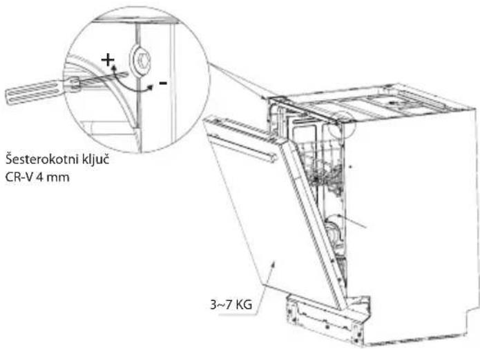 Šesterokotni ključ CR-V 4 mm 3~7 KG