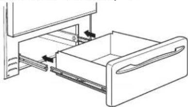 GE PB930SLSS - To replace the drawer: - 1