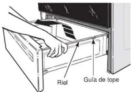 Riel Guía de tope