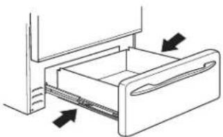 GE PB930SLSS - To remove the drawer: - 1