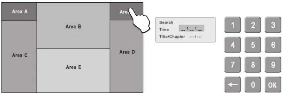 Area A Area B Area C Area E Area D Search Time Title/Chapter 1 2 3 4 5 6 7 8 9 ← 0 OK