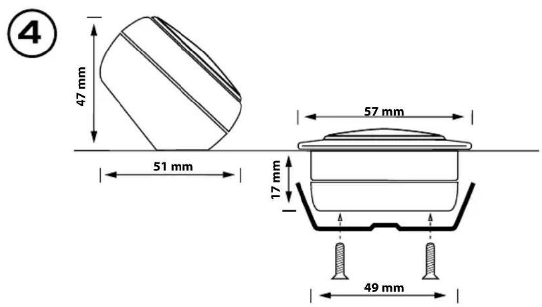 ④ 47 mm 51 mm 57 mm 17 mm 49 mm