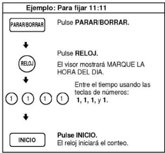 LG MS-136XD - FIJAR LA HORA - 1