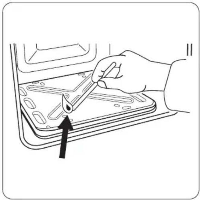 ZANUSSI ZCG210E1WA - Cozedura com o forno a gás Ignição do queimador do forno a gás: - 1