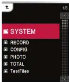 SYSTEM RECORD CONFIG PHOTO TOTAL TestFiles