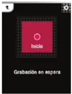 Inicio Grabación en espera