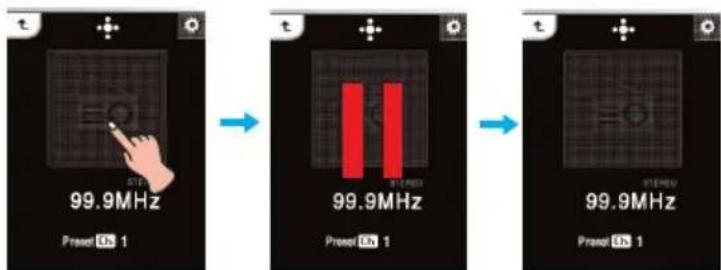 99.9MHz Preset Ch 1 99.9MHz Preset Ch 1 99.9MHz Preset Ch 1