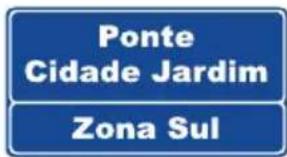 Honda Pop 110i (2019) - a) Placas de identificação de rodovias e estradas - 7