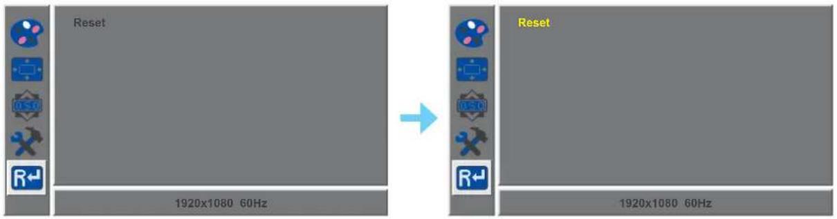 Reset 1920x1080 60Hz Reset 1920x1080 60Hz