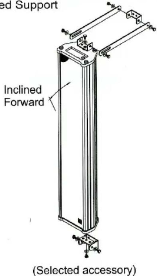 ed Support Inclined Forward (Selected accessory)
