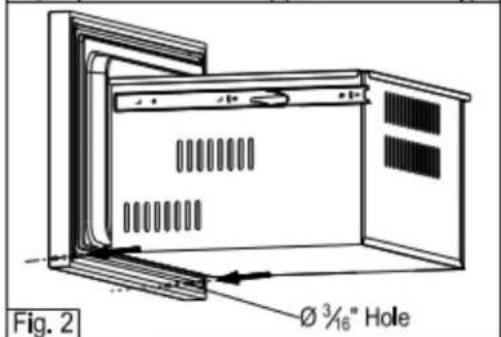 Fig. 2 Ø 3/16" Hole