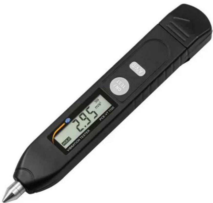 VIBRATION TESTER HOLD 295 m/s PCE-V1100 S31 NO MUNY