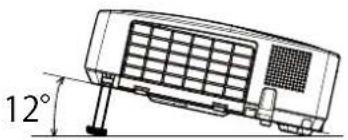 HITACHI CP-X2021WNEF - Adjusting the projector's elevator - 1