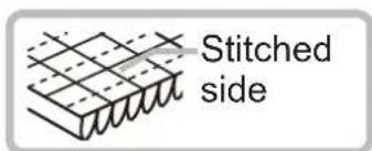 Stitched side