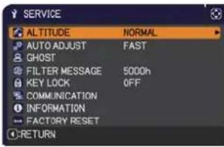 HITACHI CP-X2021WNEF - OPTION menu - 4