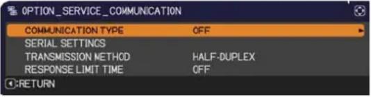 HITACHI CP-X2021WNEF - OPTION menu - 7