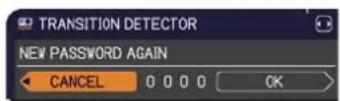 HITACHI CP-X2021WNEF - Turning on the TRANSITION DETECTOR - 3