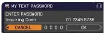 HITACHI CP-X2021WNEF - If you have forgotten your password - 4