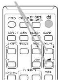 VIDEO COMMER TO TIME DO CADER ASPECT AUTO SEARCH BLANK VOLUME FREEZE PAGE VOLUME OK 20% KEYSTONE KEY BUTTON MUTE