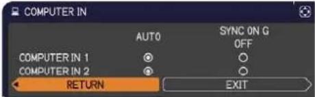 HITACHI CP-X2021WNEF - INPUT menu - 3