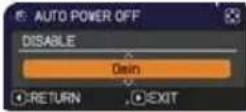HITACHI CP-X3021WNEF - OPTION menu - 3